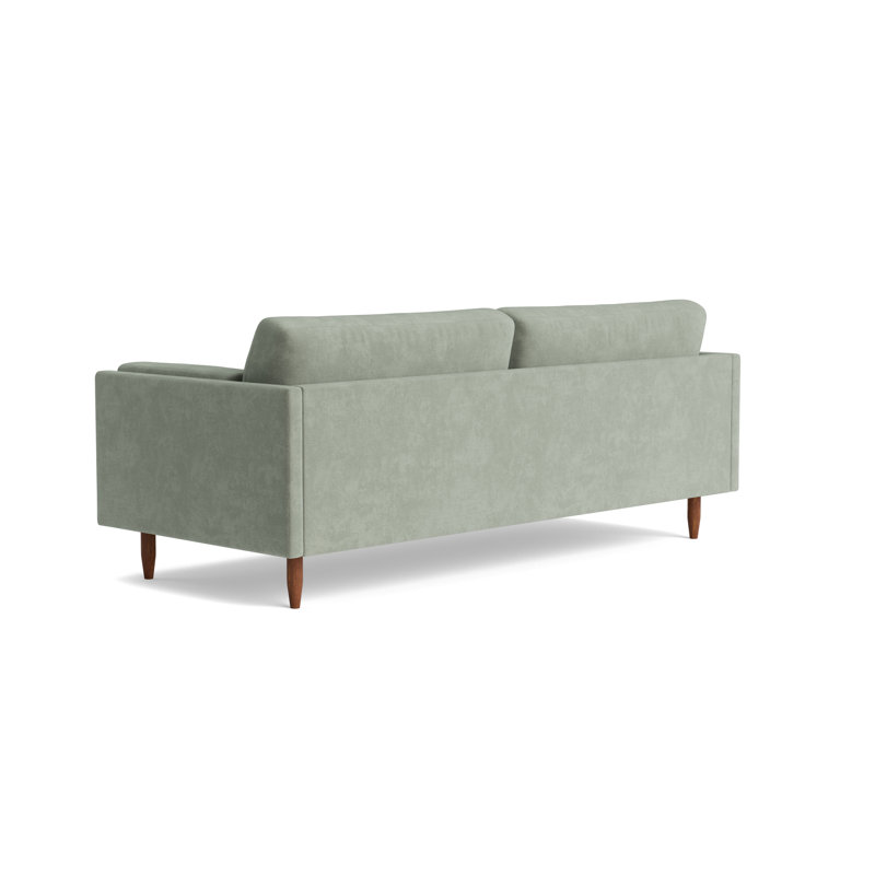 Skinny Fat Sofa ("85"), Velvet - Sage