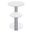 Table d'appoint ronde à 3 niveaux