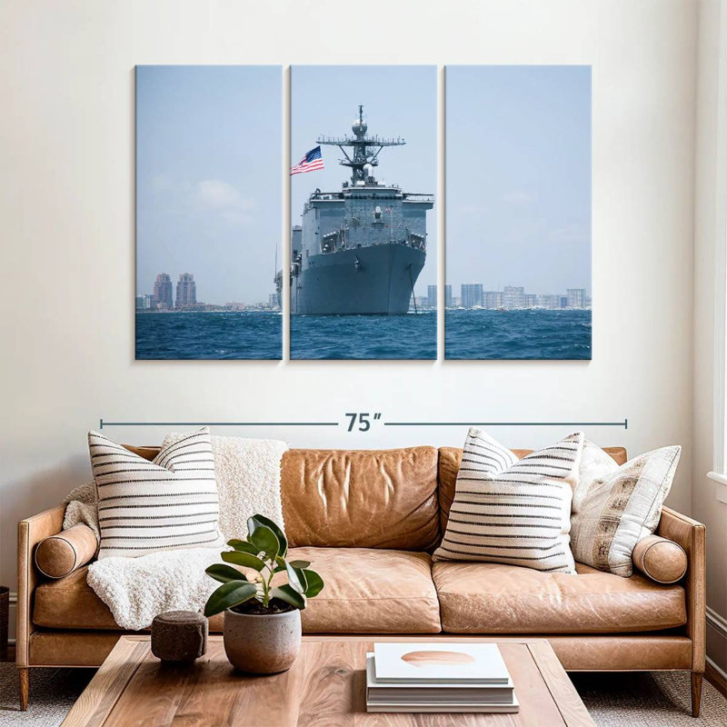 Navire USS Gunston Hall, H 42 po x l 65 po