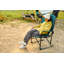 Chaise de camping pliante portative surdimensionnée robuste avec table d'appoint et pochette de rangement-208259854