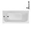 Streamline 66 in. x 32 in. Acrylic Left-Hand Drain Alcove Bathtub With External Drain-101699008