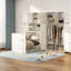 Lits peu encombrants avec rangement, armoire escamotable simple en MDF, maison moderne