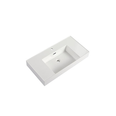 Bassin en résine pour meuble-lavabo