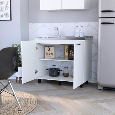 2 Utility Sink And Cabinet In With Long-Lasting Quality Fashionable Kitchen Look Practical Functionality