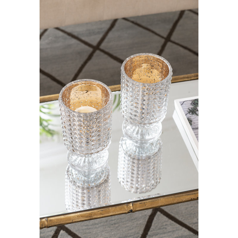 7'' H Glass Tabletop Hurricane