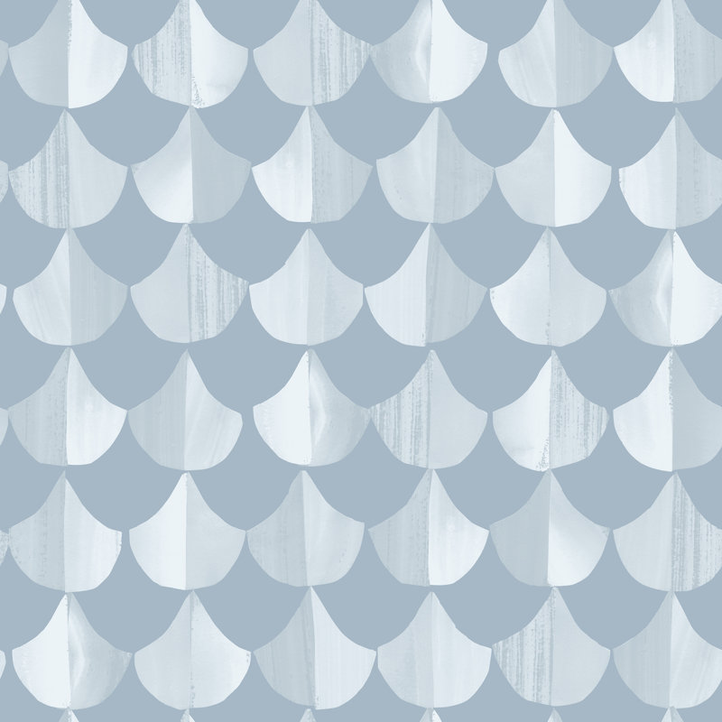 Yuki Osada Wallpaper Double Roll, Blue Gray