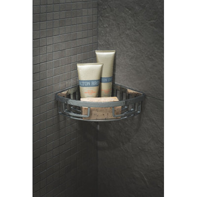 Panier de douche mural en laiton