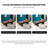 9'Black Premium Recreational Shuffleboard Table