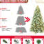 Arbre de Noël bleu de 48 pouces avec 150 blanc chaud, 475 pointes, apparence réaliste, support en métal pour lumières de Noël pré-enfilées teintées, décoration rapide, base renforcée