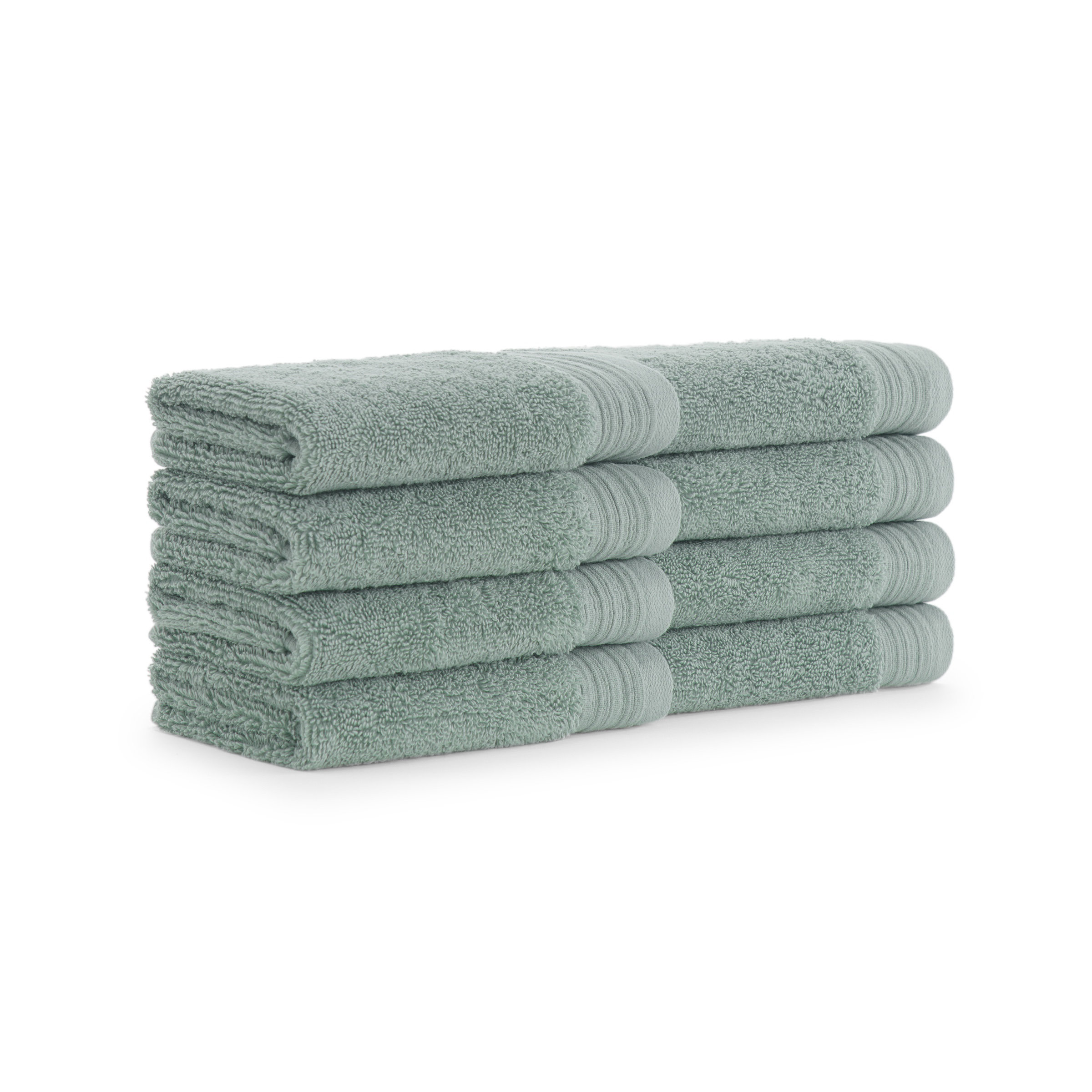 Organic Turkish Cotton 800-Gram Grey Towels, Set of 6 + Reviews