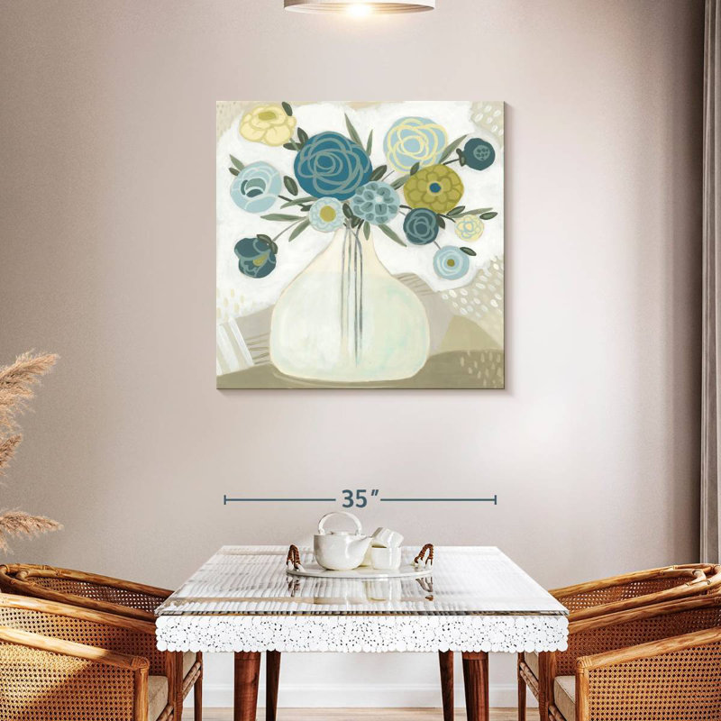 Bouquet Harnek Blue Bohemian II, H 36 po x l 36 po