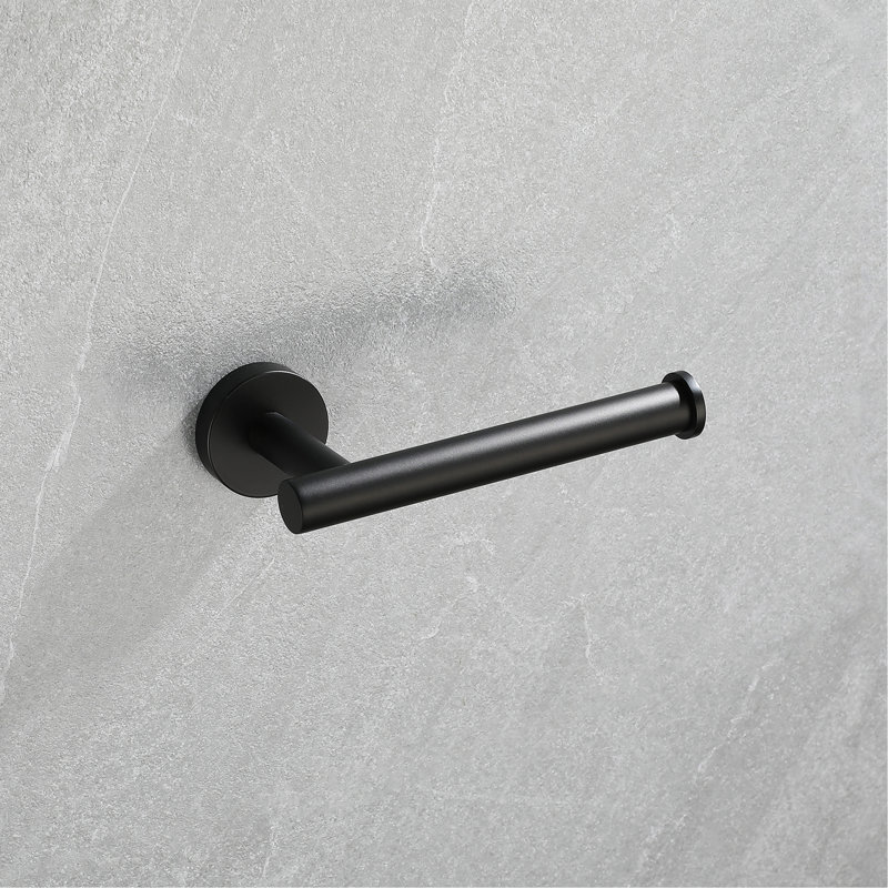 5 Piece Bathroom Towel Rack Set Wall Mount, Matte Black