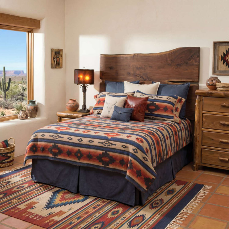 Wooded River Nordic Bedspread Full/Queen, Full / Queen Coverlet / Bedspread