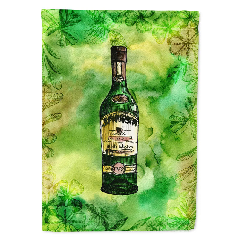Multicolore, drapeau de jardin irlandais St Patrick's Day