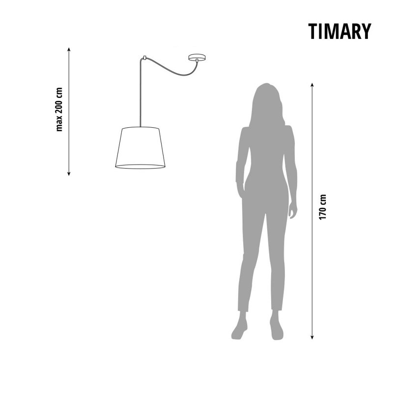 Gianlorenzo 1 - Light Pendant, White, Graphite, 200cm H x 200cm W