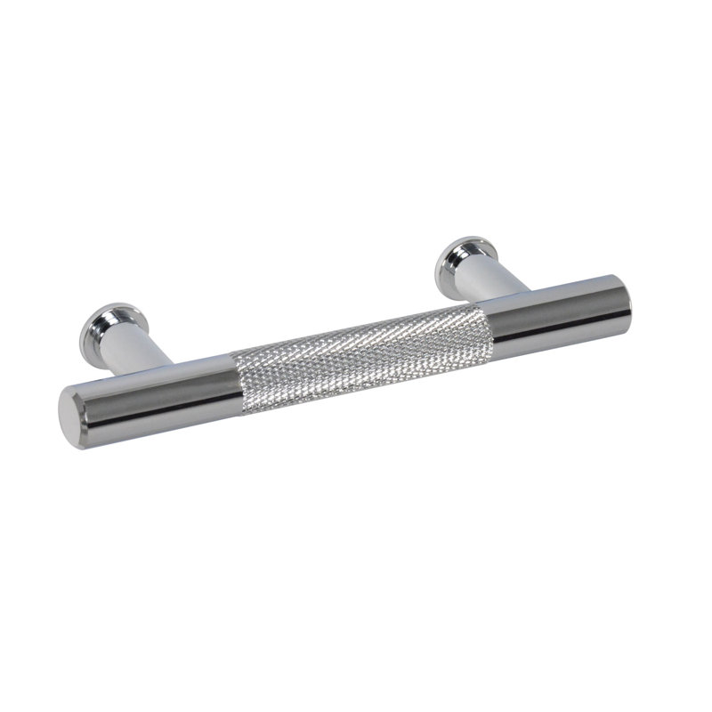Poignée linéaire de 3 3/4 po à centre, 3 3/4", Chrome poli
