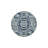 Blue Star Knot Patterned Washable Woven Base And Decorative Carpet-1797062351