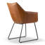 Chaise rembourrée en acier Roughton-1580197996