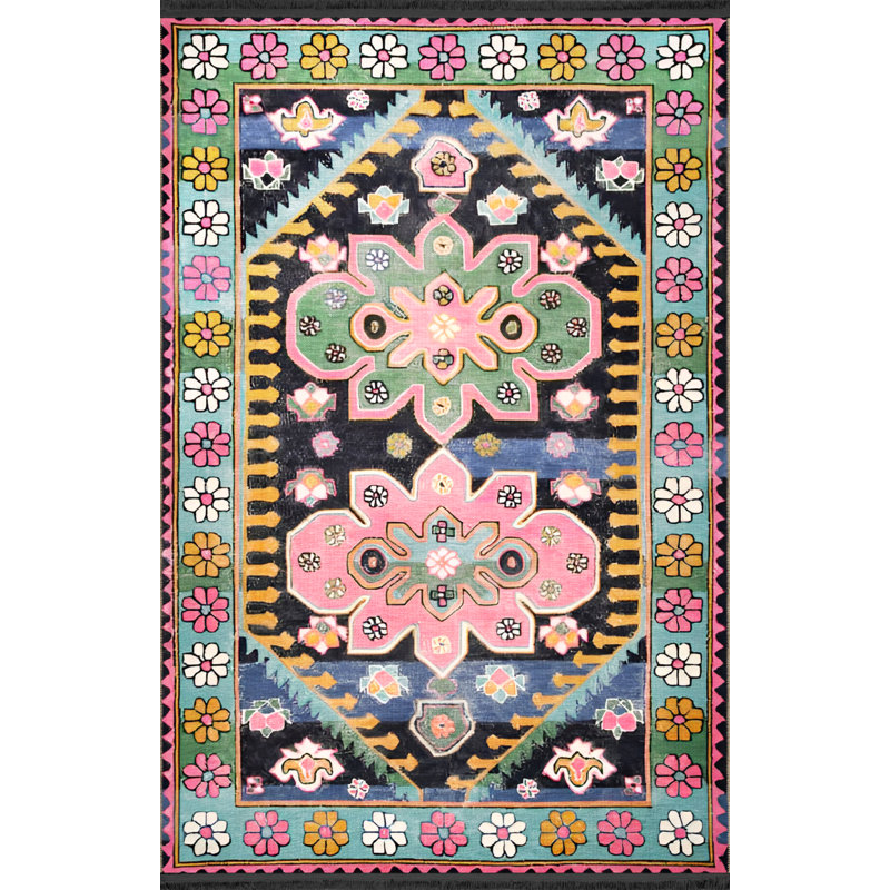 Tapis intérieur / extérieur Rushank, Rectangle 4 pi 11 po x 8 pi 2 po