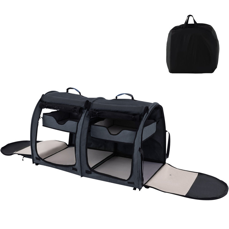 Caisse de transport pour chat Tucker Murphy Pet ™, Noir