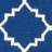 Stahl Hand Woven Flat Weave Wool/Cotton Geometric Rug in Blue/White-414502476