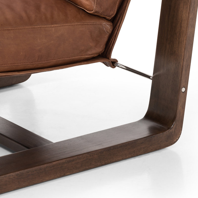 Cesar Armchair, Heirloom Sienna Genuine Leather