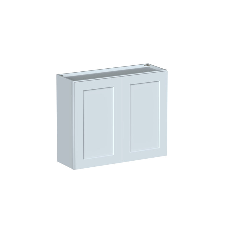 DL Cabinetry (prêt à assembler) armoire murale à porte simple de style Shaker de l 30 po x H 15 po x H 30 po x P 12 po - Bois flottant