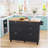 Solid Wood Top Kitchen Island Set-97851640