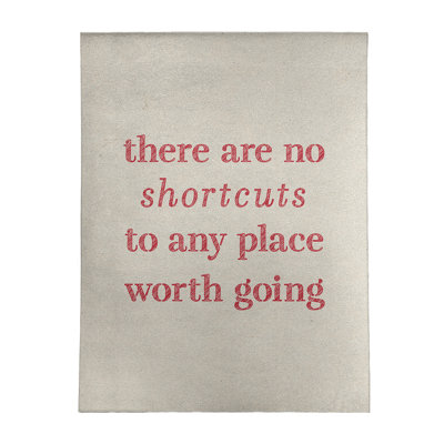 Quotes Chenille Indoor Rug