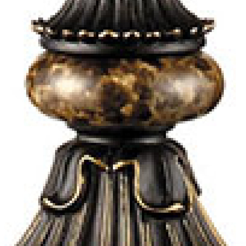 Lampe de table 1 lumière Lyon - 34 po de hauteur - Bronze