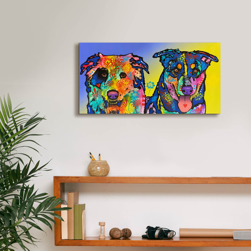 «Duo» par Dean Russo, H 12 po x l 24 po x P 0,75 po