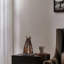 Lampe de table rustique de style feu de camp rustique avec son blanc