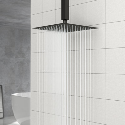 Pomme de douche carrée 10 po