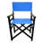 2 Folding Chair - Blue Canvas Wooden Director Chair. Construction With Solid Wood. Strong Load-Bearing Capacity. Breathable And Easy To Clean Canvas. Foldable For Mobility Storage. Suitable Adults