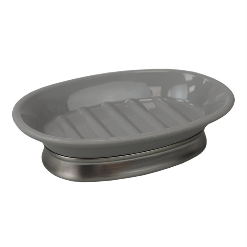 Porte-savon en plastique , Gris