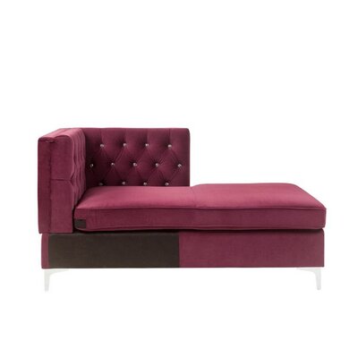 One Arm Left-Arm Chaise Flared Arms Chaise Lounge
