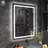 Dokes Super Bright Front & Back LED Lighted Anti-Fog Tempered Glass Bathroom/Vanity Mirror with ETL -1618413616