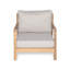 Ensemble de conversation pour patio en bois d'acacia