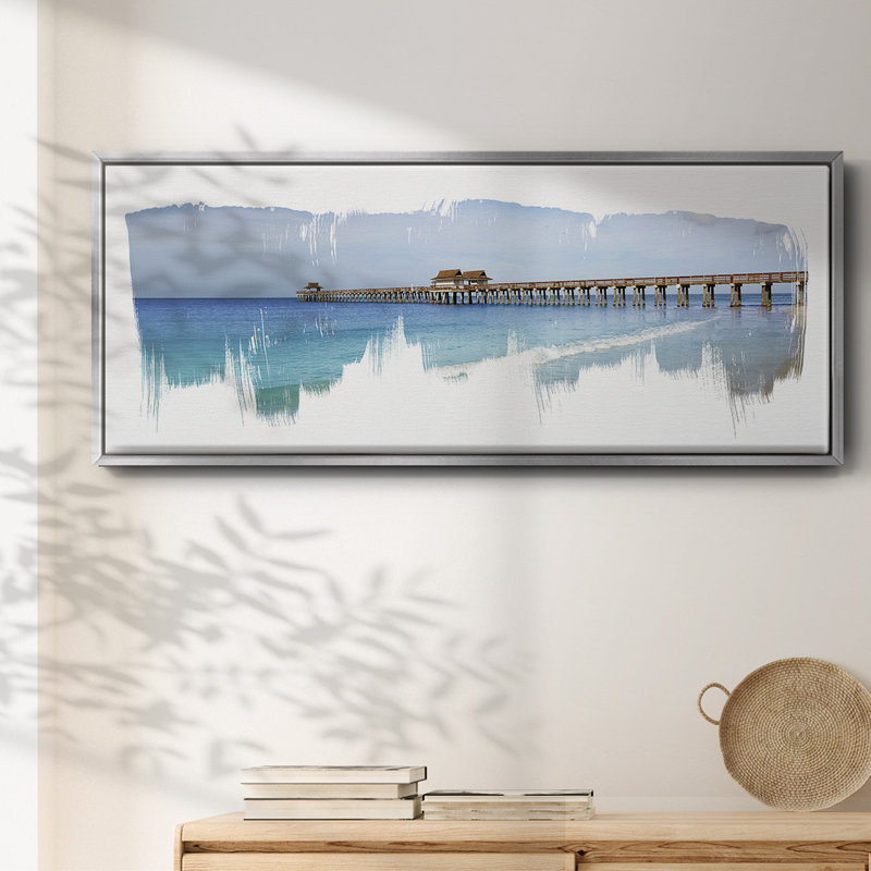 Virginia Beach Pier- Framed Canvas