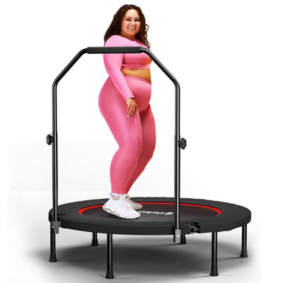 40-inch Fitness Trampoline With N-shaped Handle