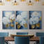 Floral Study Series XXXII - Ensemble de toiles tendues avec châssis Premium - Prêt à être accroché-223665111