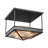 Cairo Glass Semi Flush Mount-88778528