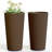 2 Pcs 23.6 Inch Tall Decorative Planter Pots For Outdoor Indoor Garden Patio Front Porch-1592926747