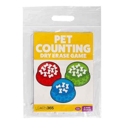 Pet Dry Erase Counting Game