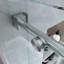 Porte de douche coulissante sans cadre l 60 po x H 66 po avec verre trempé transparent de 10 mm (3/8 po)-72569443