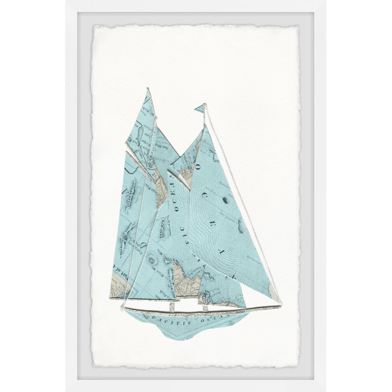 Marble Effect III - Single Picture Frame Print, 61 cm H x 41 cm W x 4 cm D