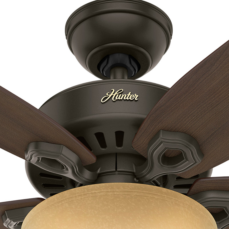 42" New Bronze Ceiling Fan with LED Light and Reversible Blades
