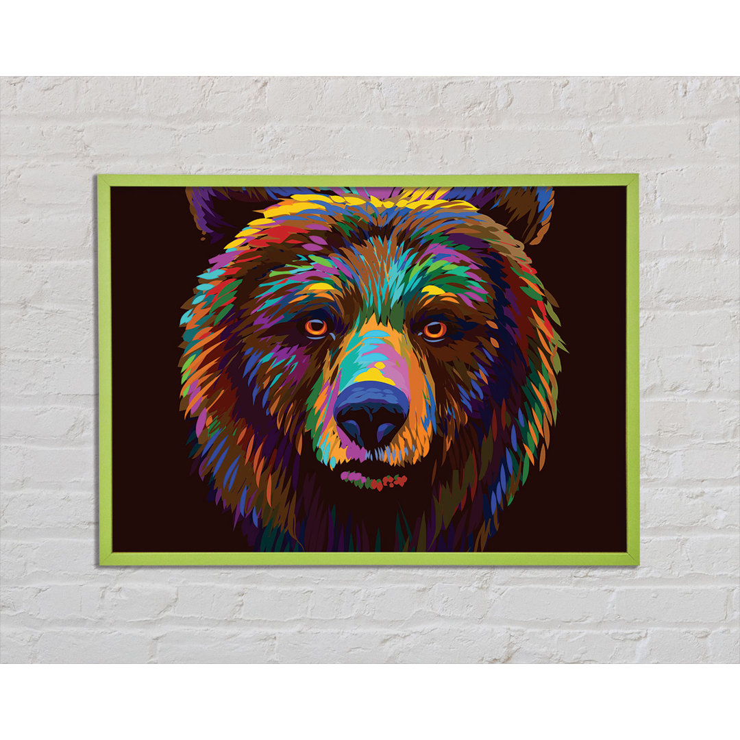 Gitane Vibrant Bear Face - Druck