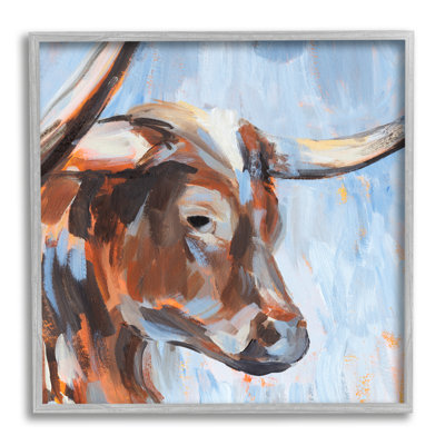 Longhorn bleu par Annie Warren