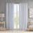 Poly Printed Curtain Panel With Tufted Stripe And Lining-1614717008